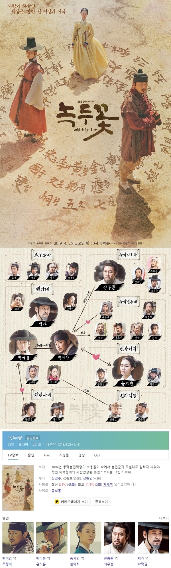 [한드완결] 녹두꽃(조정석,윤시윤).E01~24(完).1080p.x264.AAC-BCG