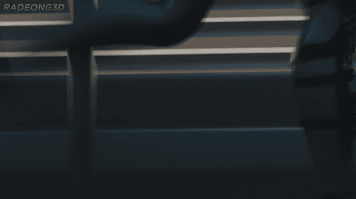[3D/안가림] 함내를 수색중 잠입한 촉수생물엑게 폭박당해.