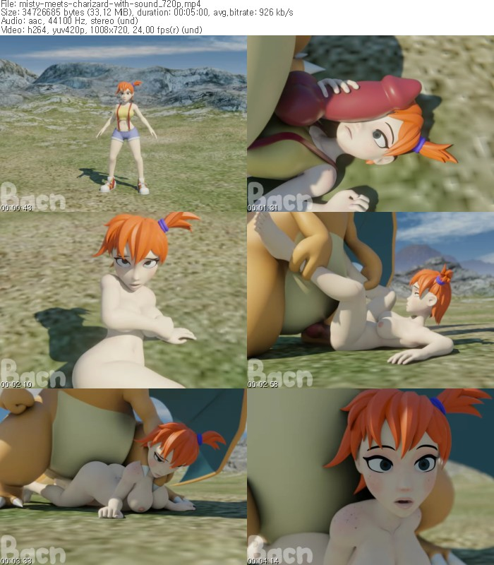 [3D] [이슬ㅇㅣ] [리자몽] [포켓몬한테당함]