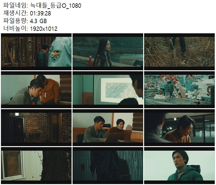 [늑대들]거친 남자 냄새나는 한국 액션