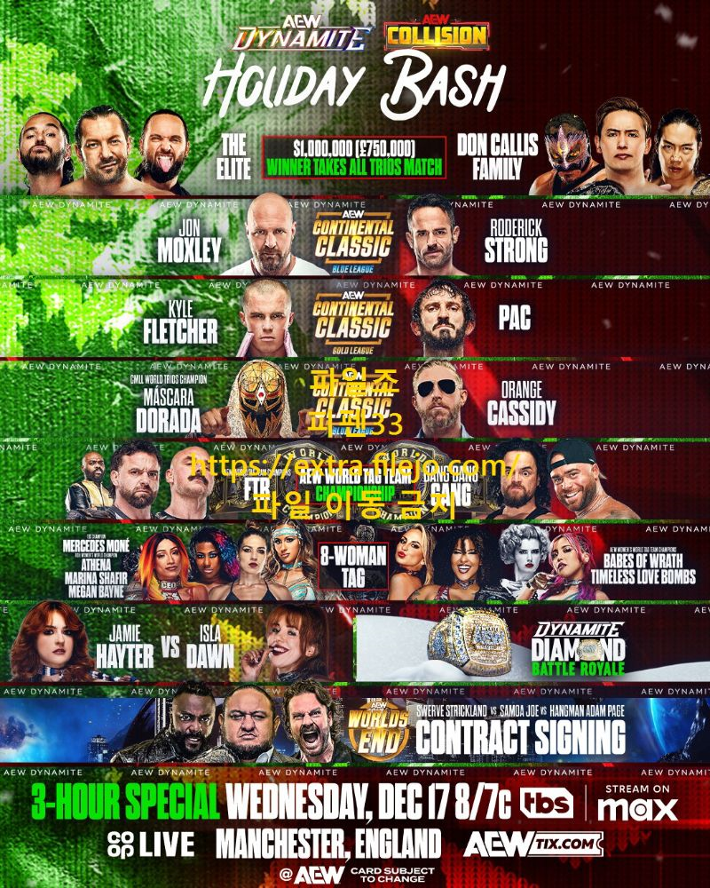 .AEW.] Dynamite.Holiday.Bash.25.12.17.3-Hour.SP.MAN.ENG