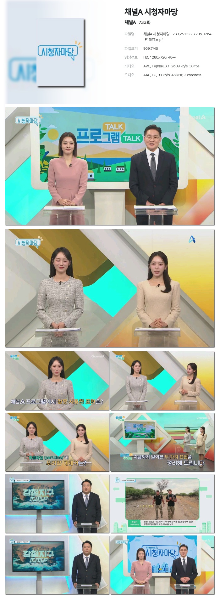 [채널A] 채널A 시청자마당.E733.251222.720p.H264-F1RST