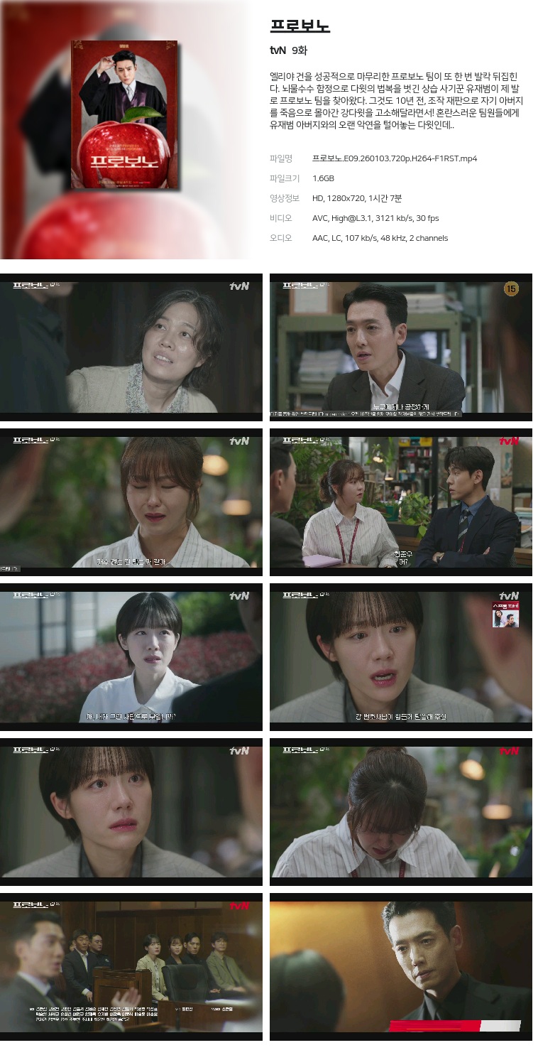 [tvN] 프로보노.E09.260103.720p.H264-F1RST