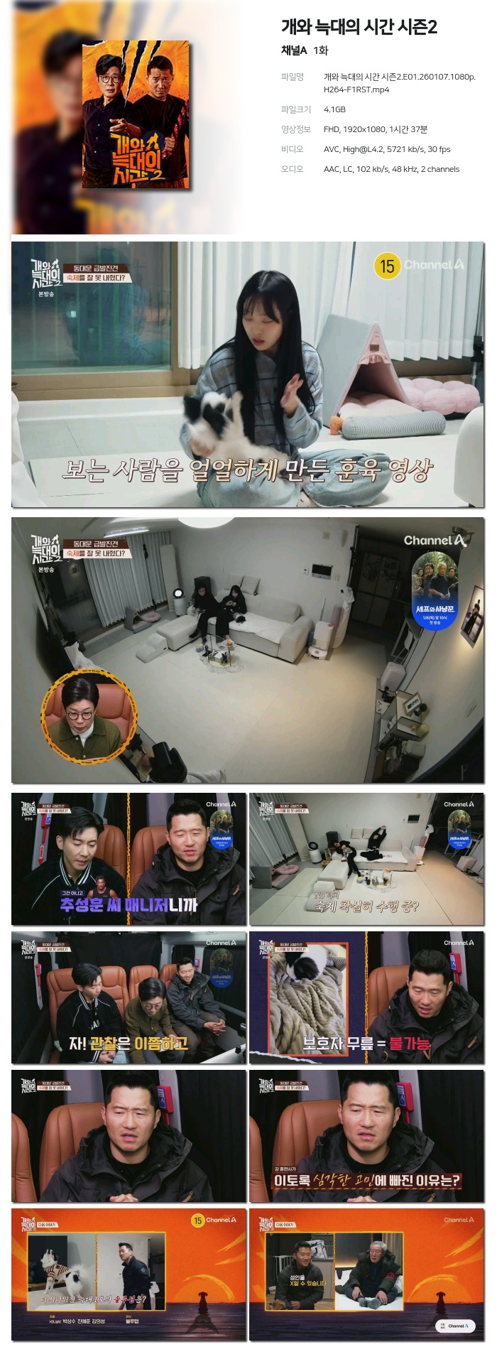 [채널A] 개와 늑대의 시간 시즌2.E01.260107.1080p.H264-F1RST