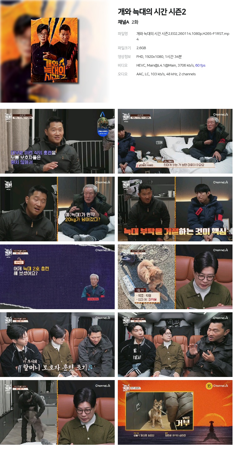 [채널A] 개와 늑대의 시간 시즌2.E02.260114.1080p.H265-F1RST