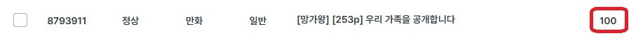 [100다운] [망가왕] [253p] 우리 가족을 공개합니다