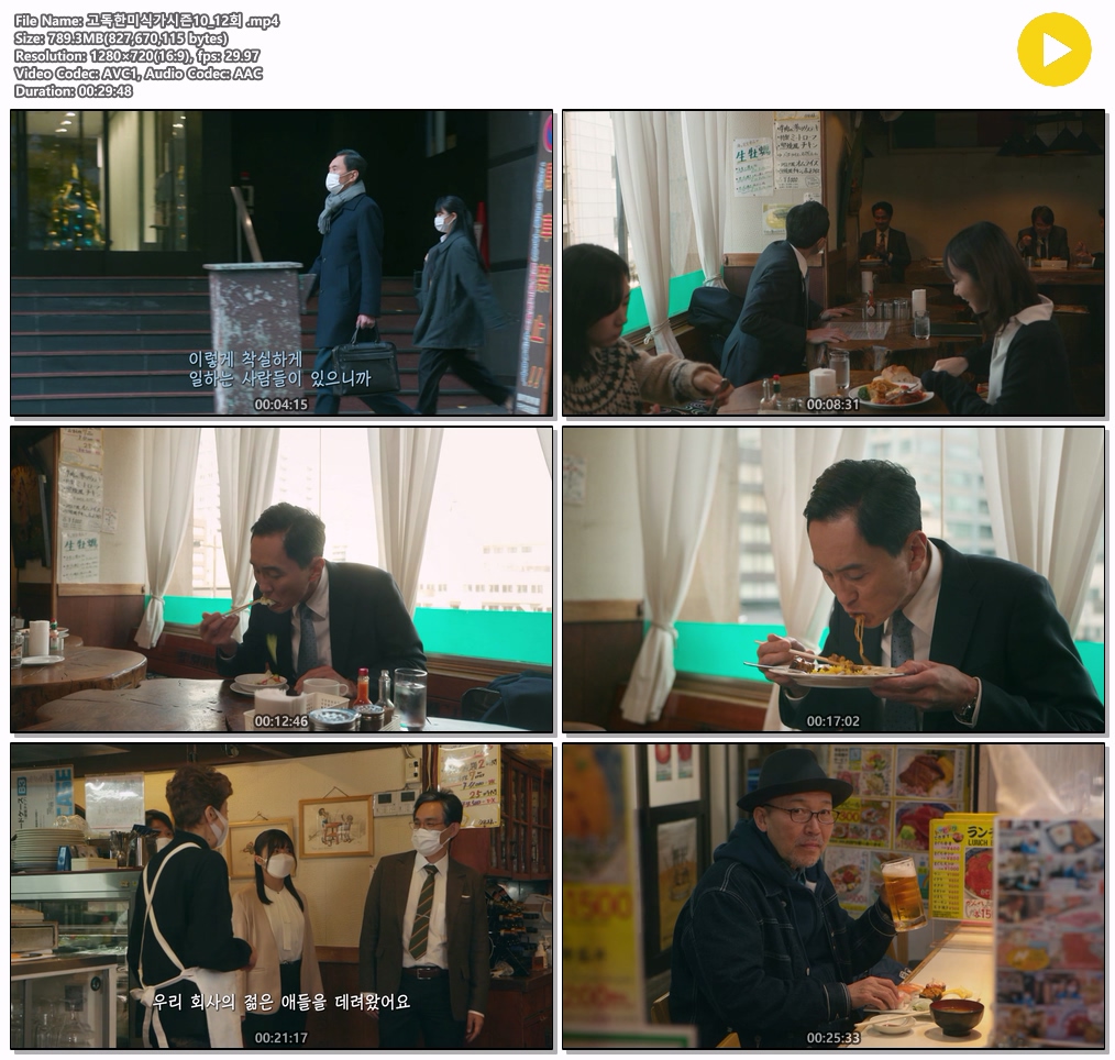 [22년일드] 고독한 미식가 시즌10 E12 [ 완결 ]