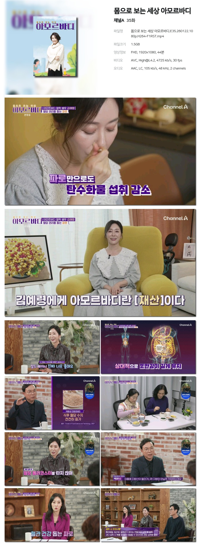 [채널A] 몸으로 보는 세상 아모르바디.E35.260122.1080p.H264-F1RST