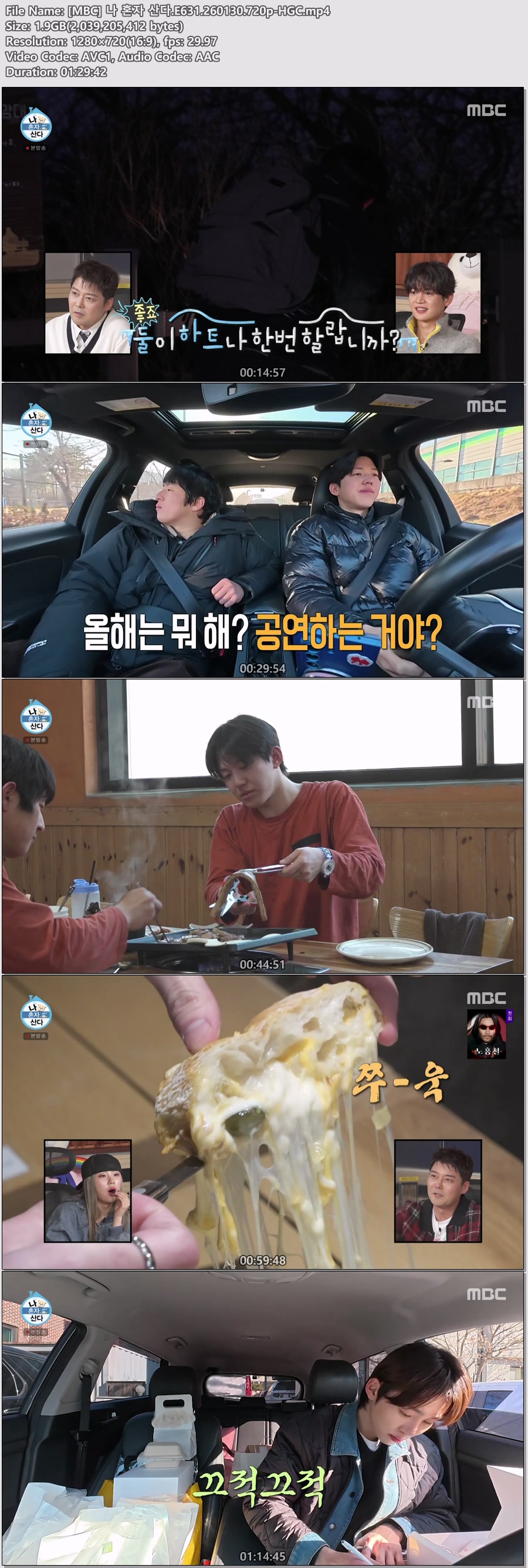 [MBC] 나 혼자 산다.E631.260130.720p-HGC