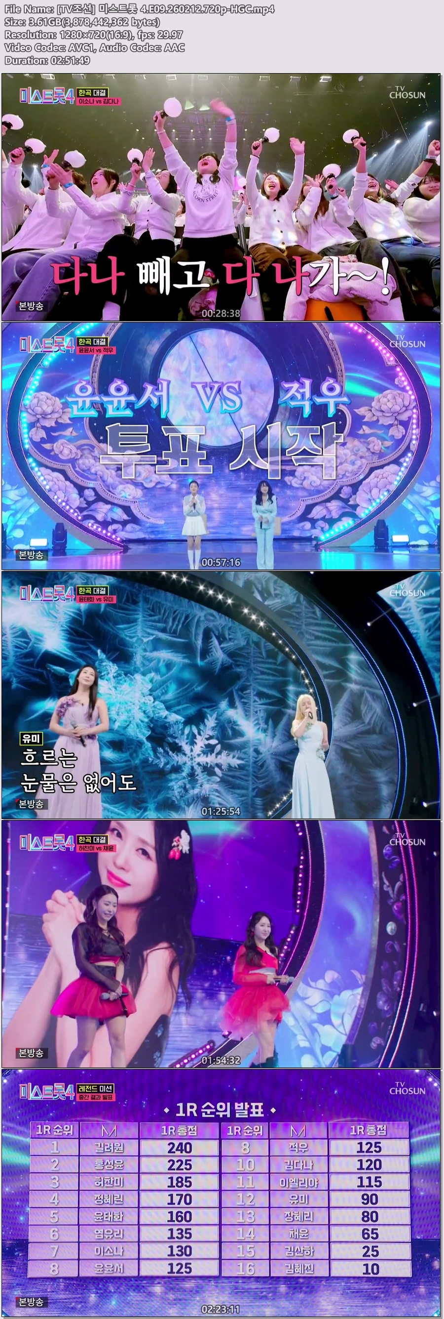 [TV조선] 미스트롯 4.E09.260212.720p-HGC