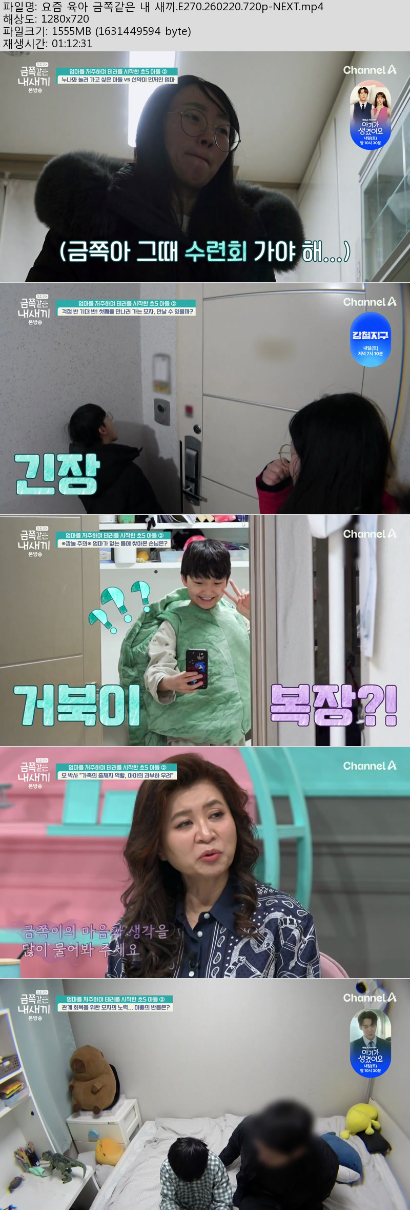 요즘 육아 금쪽같은 내 새끼.E270.260220.720p-NEXT