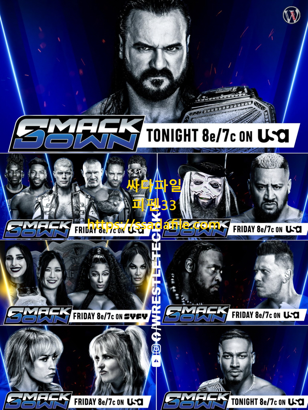 [WWE] 스맥다운.26.02.27 [720P.USA.HD]