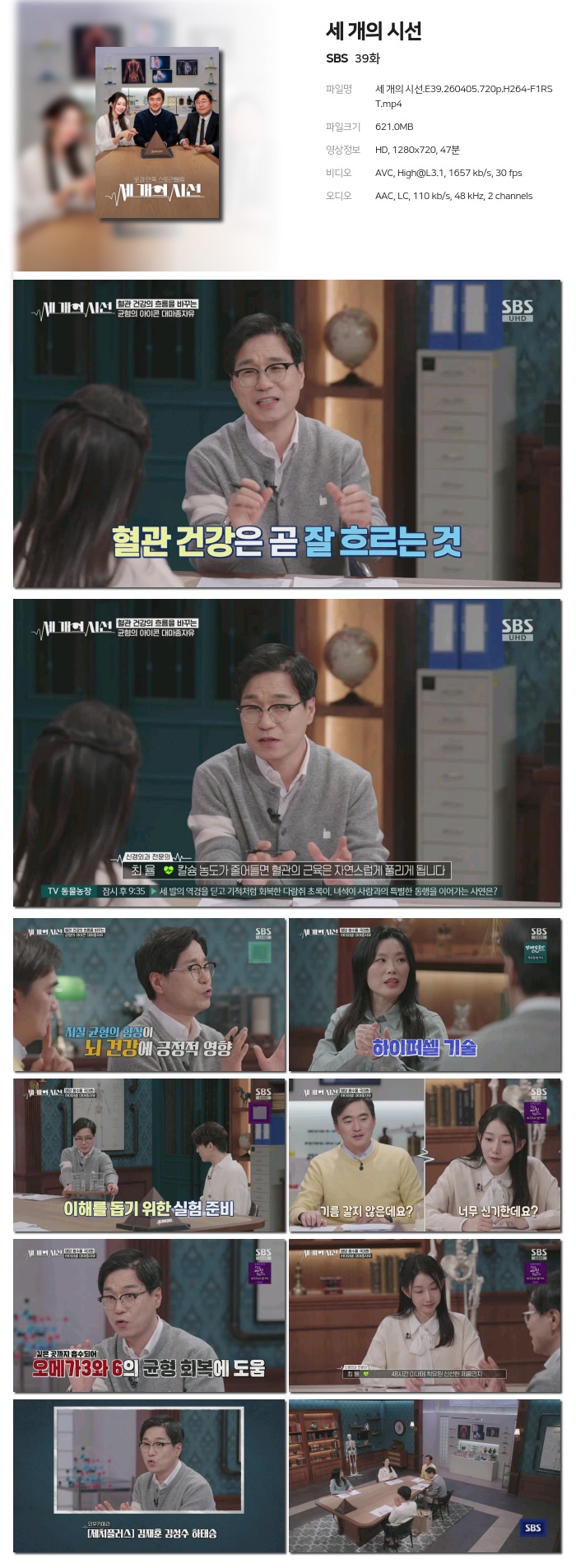 [SBS] 세 개의 시선.E39.260405.720p.H264-F1RST