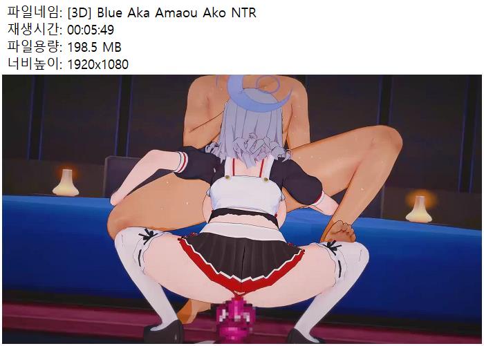 [3D] Blue Aka Amaou Ako NTR