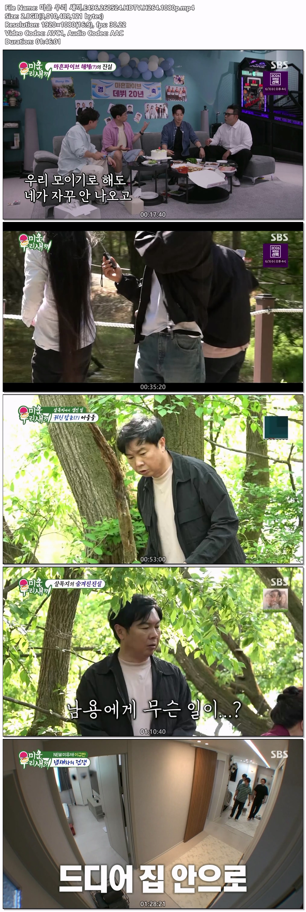 미운 우리 새끼.E496.260524.HDTV.H264.1080p