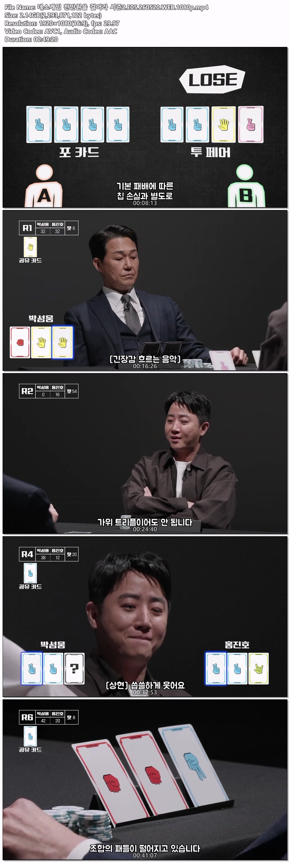 [넷플릭스] 데스게임2 최후의 승자 E05 [ 방영중 ]