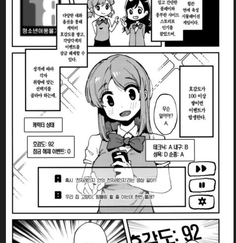 [번역] [NTR] 유산그녀 1-2편 NTR 가능한 좆망 미연시가 있다 [무삭] [Karasu Chan]