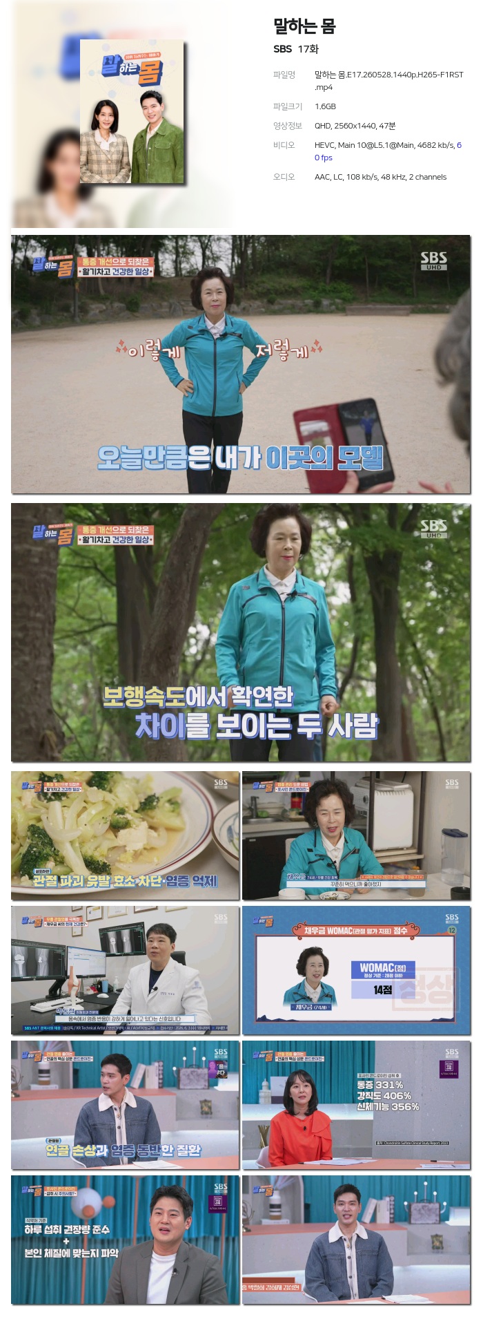 [SBS] 말하는 몸.E17.260528.1440p.H265-F1RST
