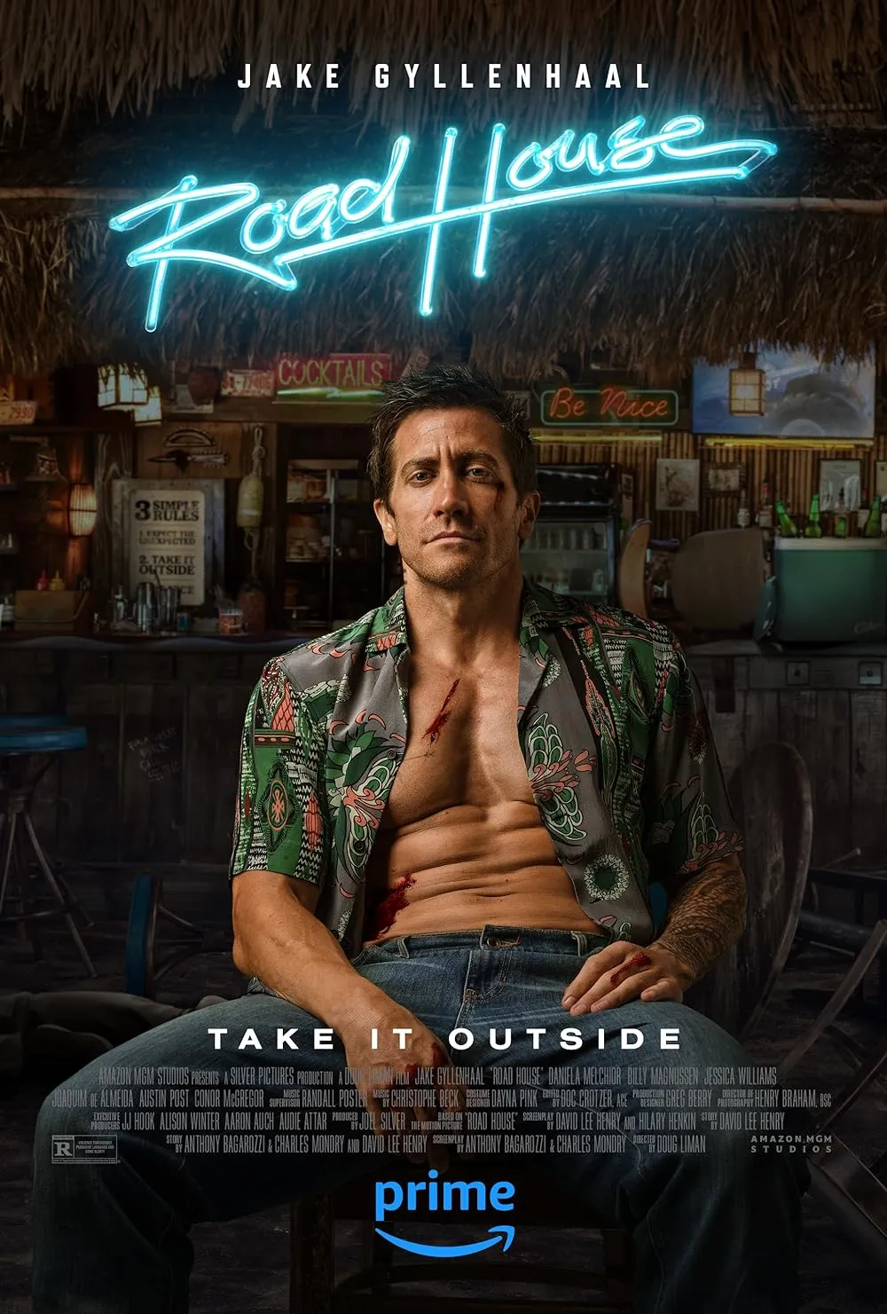 로드 하우스 Road House, 1080p FHD 한글자막 제이크 질렌할 (2024)