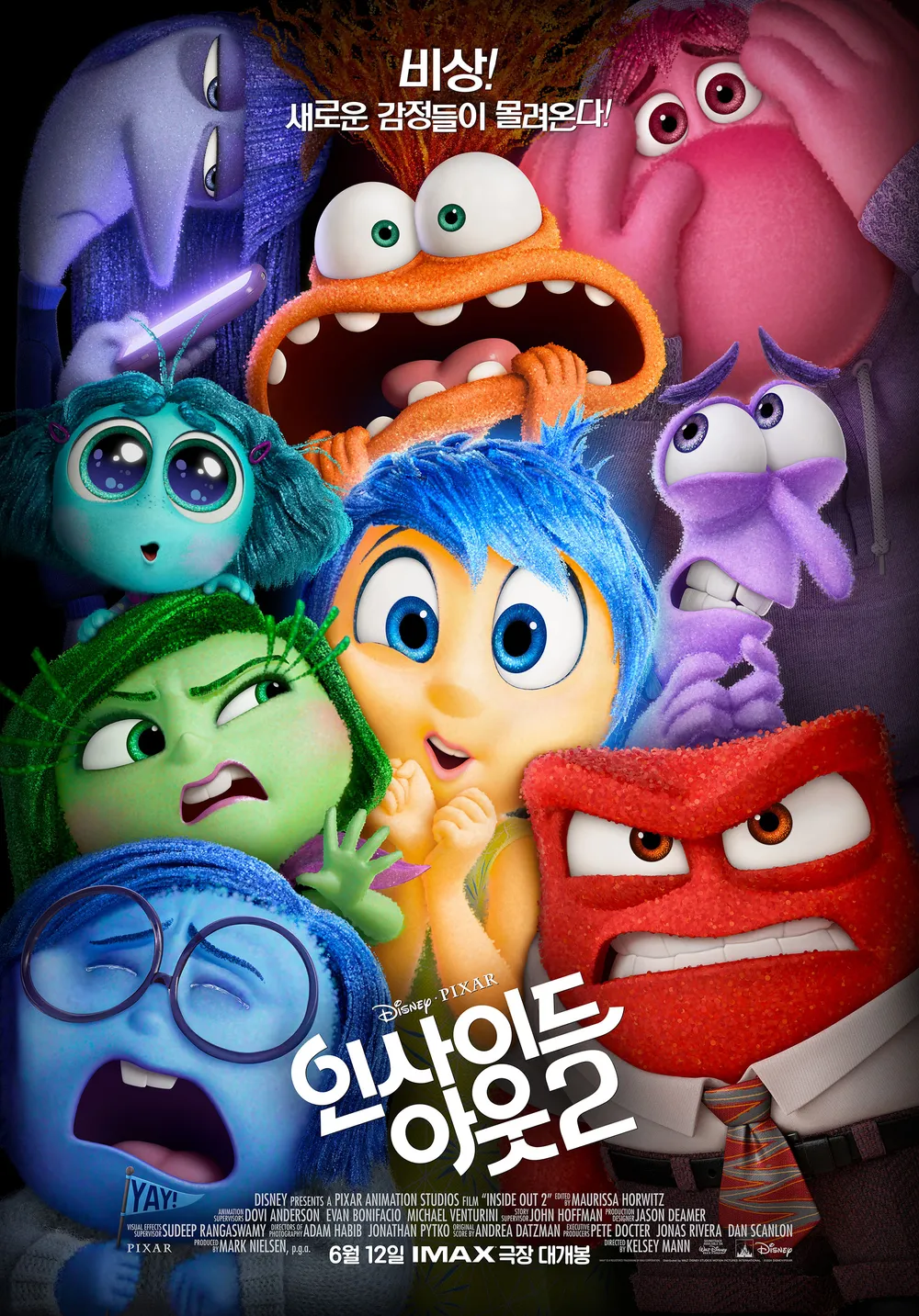 인사이드 아웃 2 Inside Out 2, 1080p FHD 한글자막 (2024)