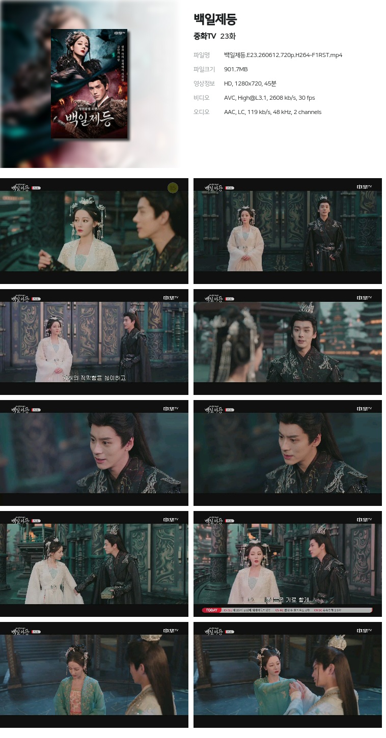 [중화TV] 백일제등.E23.260612.720p.H264-F1RST